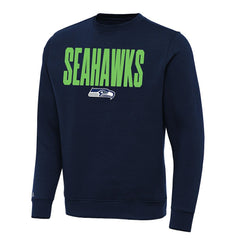 Seattle Seahawks Antigua Victory Sweatshirt Navy - NFL
