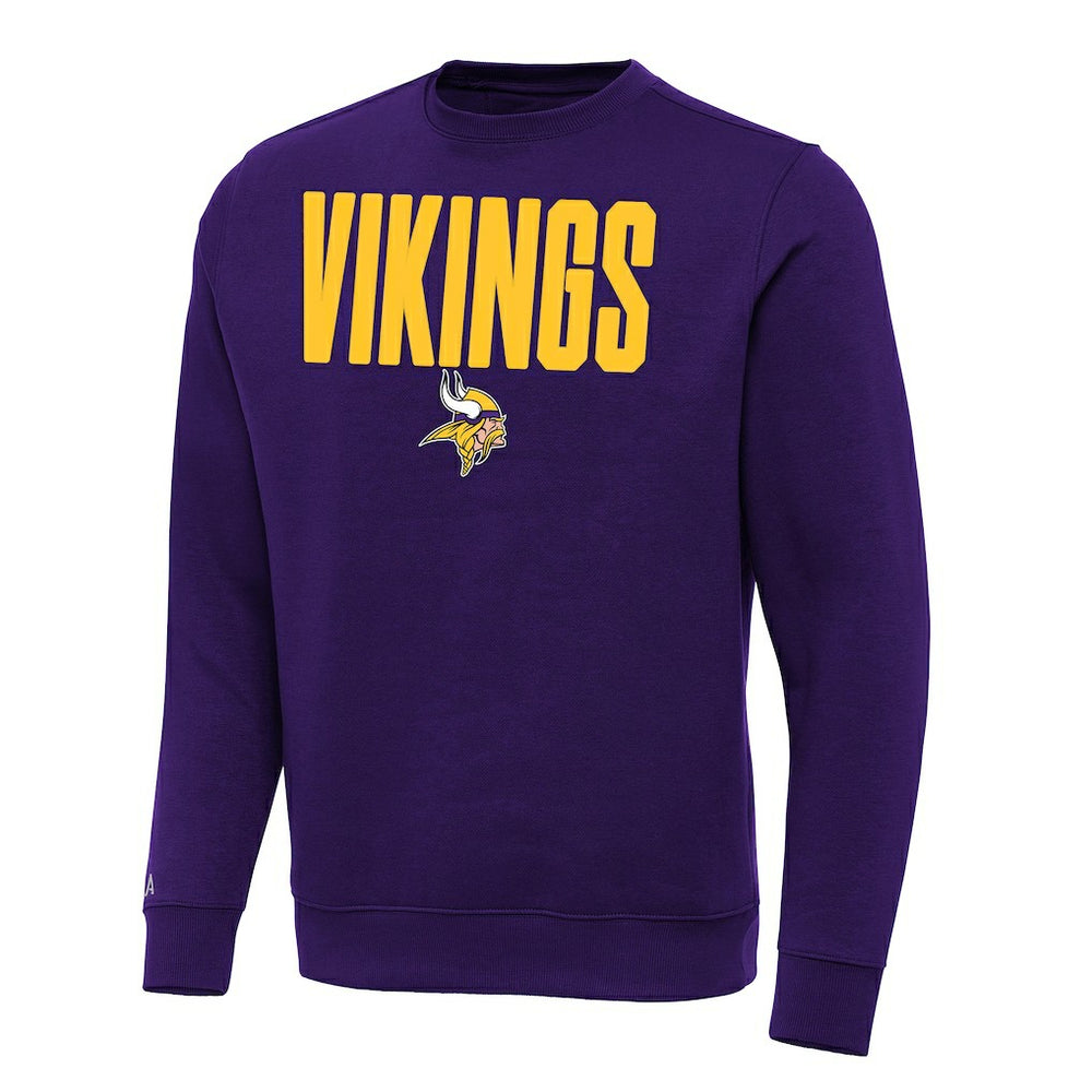 Minnesota Vikings Antigua Victory Sweatshirt Purple - NFL