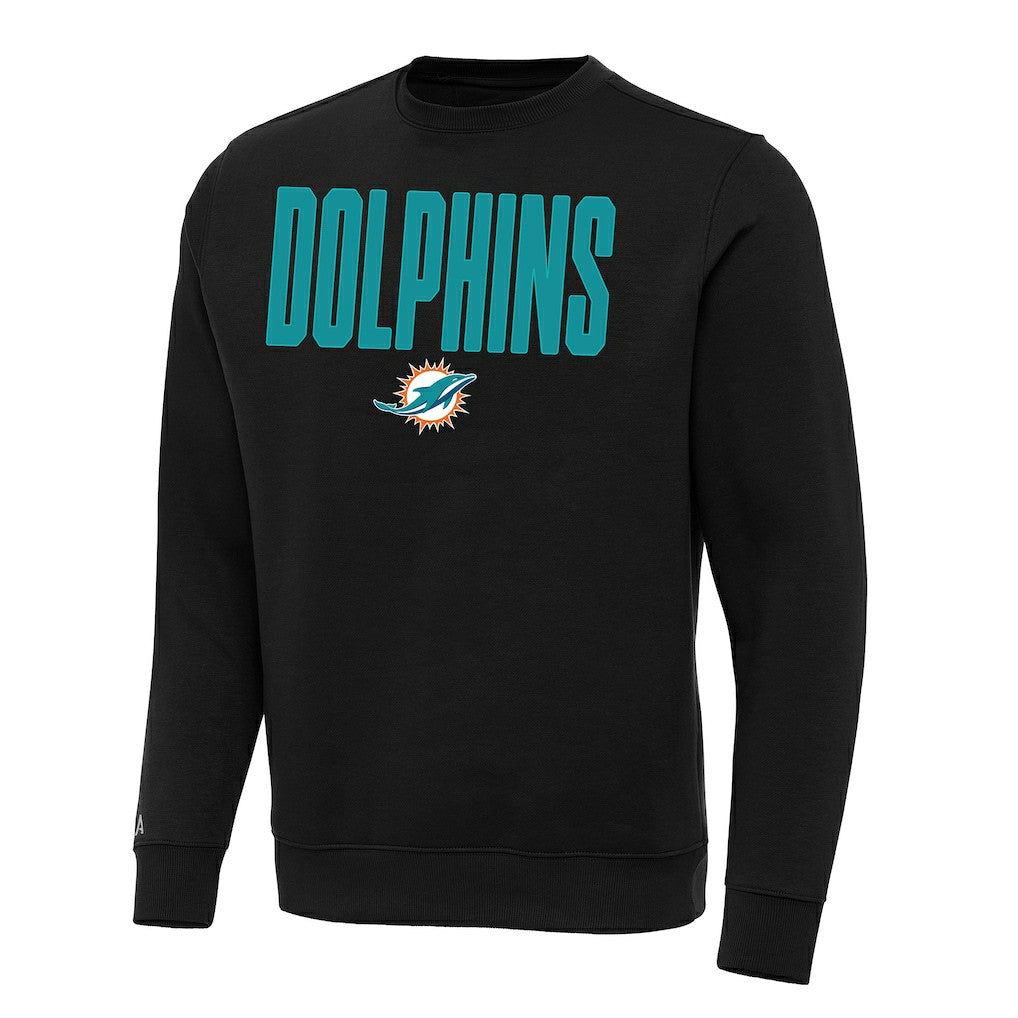 Miami Dolphins Antigua Victory Sweatshirt Black - NFL