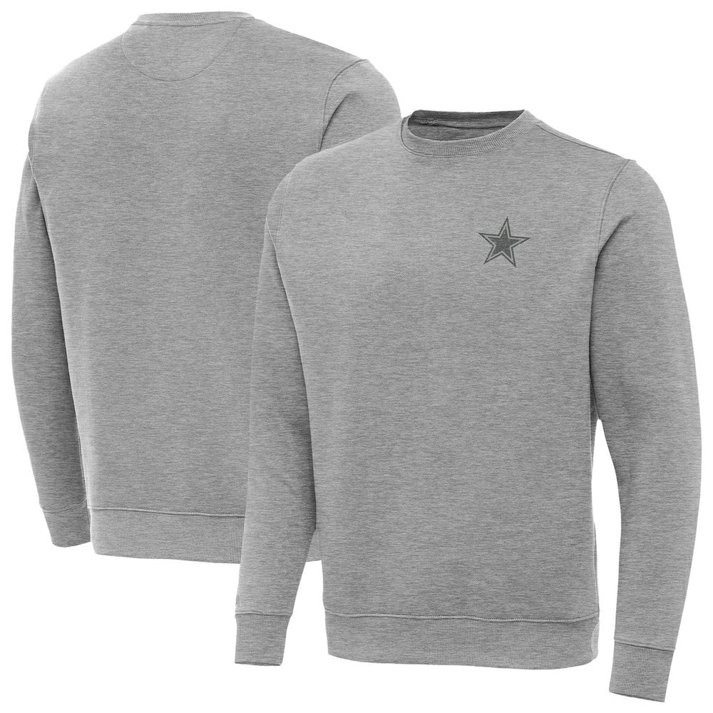 Dallas Cowboys Antigua Victory Sweatshirt Heather Gray - NFL