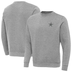 Dallas Cowboys Antigua Victory Sweatshirt Heather Gray - NFL
