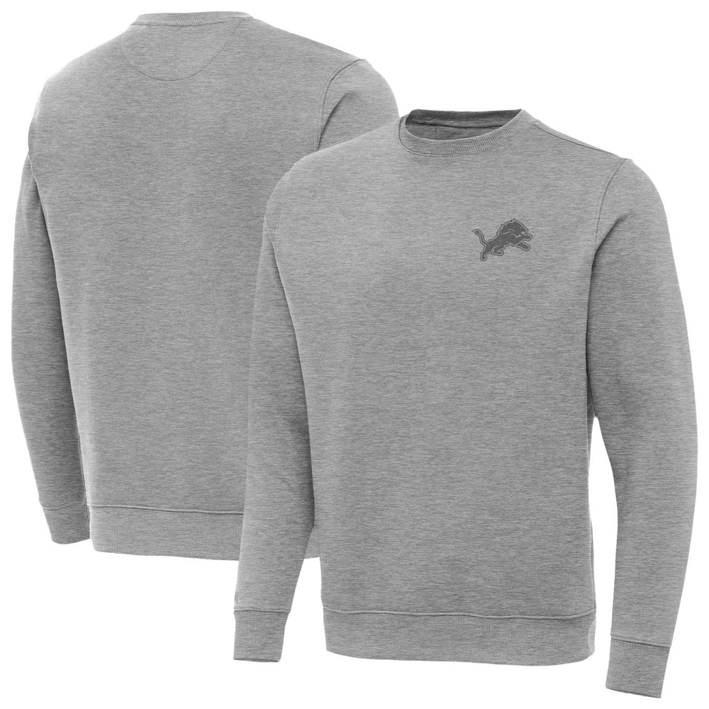 Detroit Lions Antigua Victory Sweatshirt Heather Gray - NFL