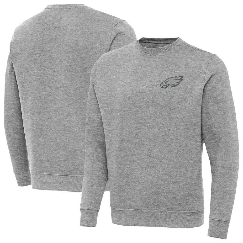 Philadelphia Eagles Antigua Victory Sweatshirt Heather Gray - NFL