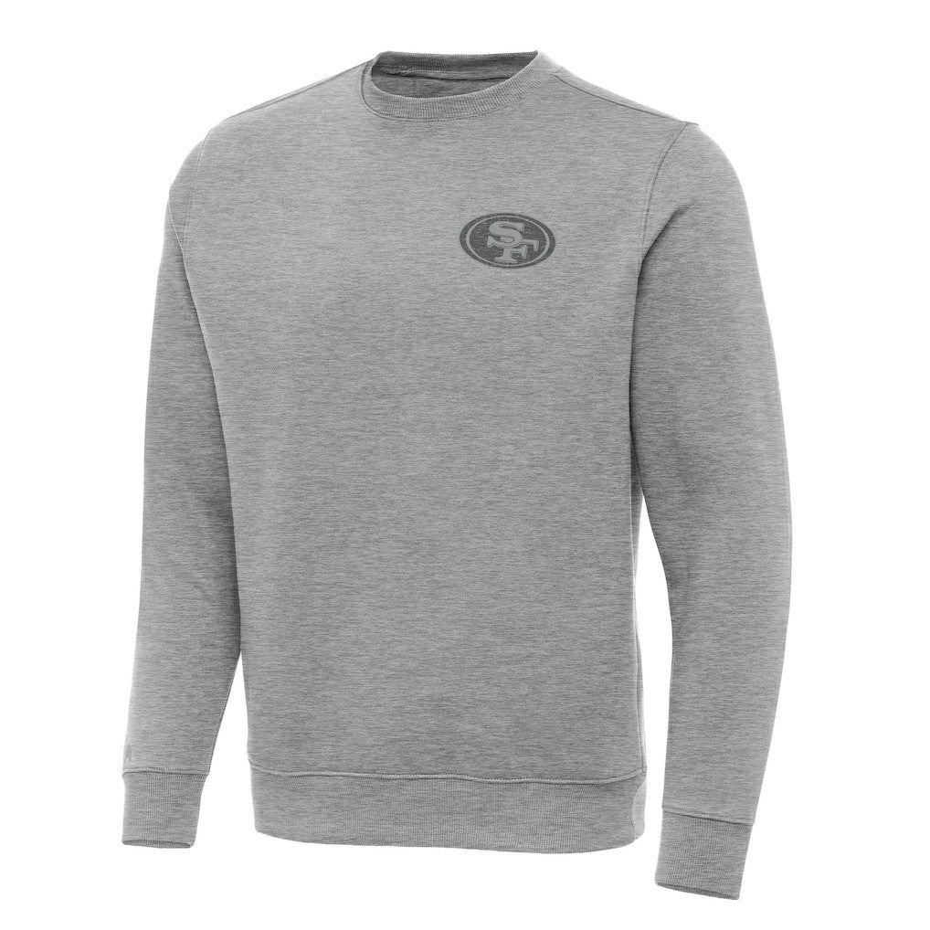 San Francisco 49ers Antigua Victory Sweatshirt Heather Gray - NFL