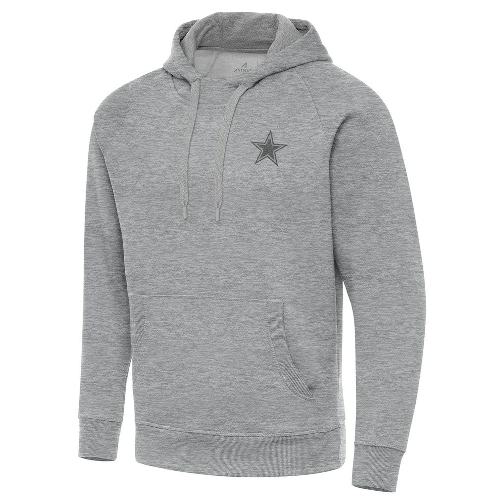 Dallas Cowboys Antigua Victory Hoodie Heather Gray - NFL