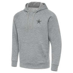 Dallas Cowboys Antigua Victory Hoodie Heather Gray - NFL
