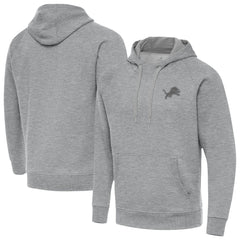 Detroit Lions Antigua Victory Hoodie Heather Gray - NFL
