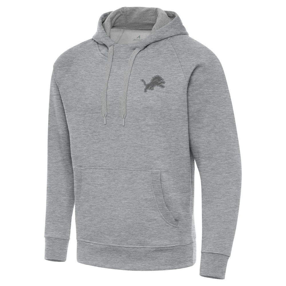 Detroit Lions Antigua Victory Hoodie Heather Gray - NFL