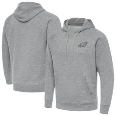Philadelphia Eagles Antigua Victory Hoodie Heather Gray - NFL