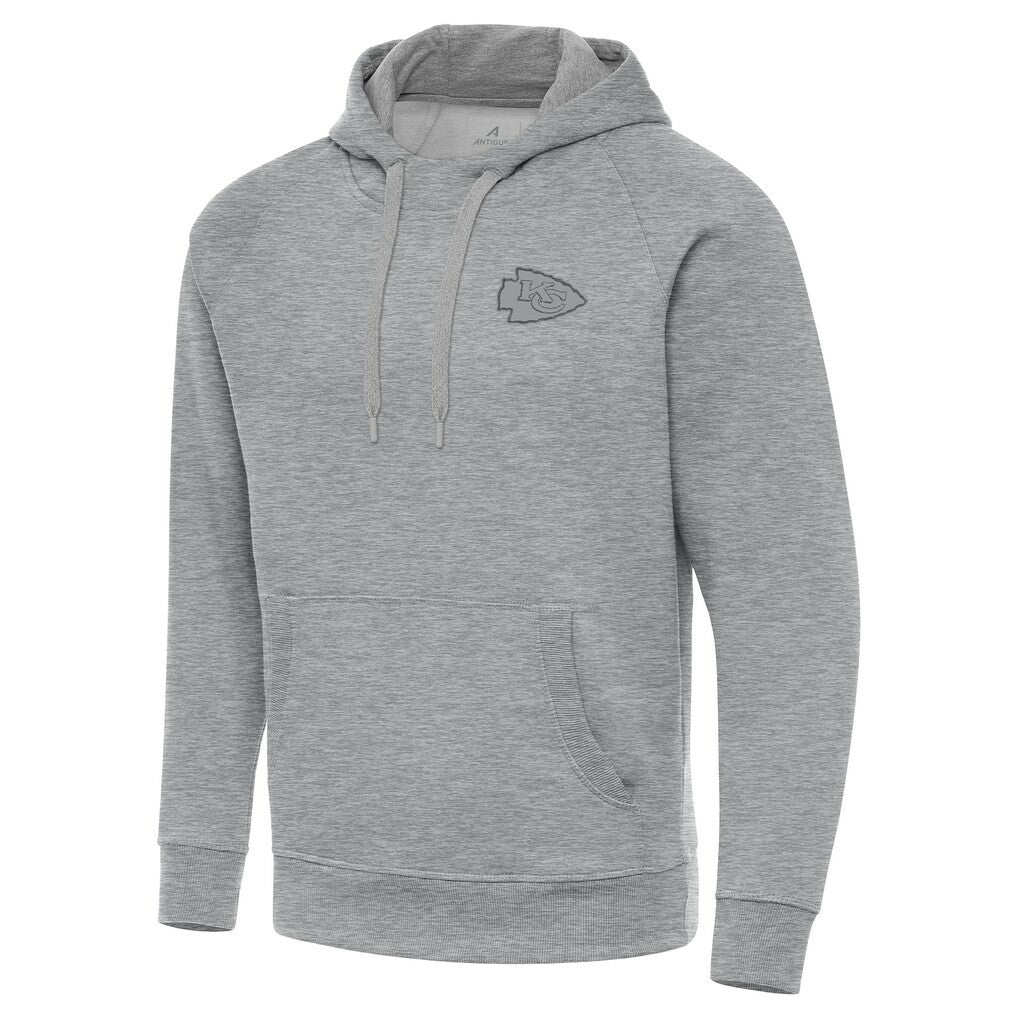 Kansas City Chiefs Antigua Victory Hoodie Heather Gray - NFL