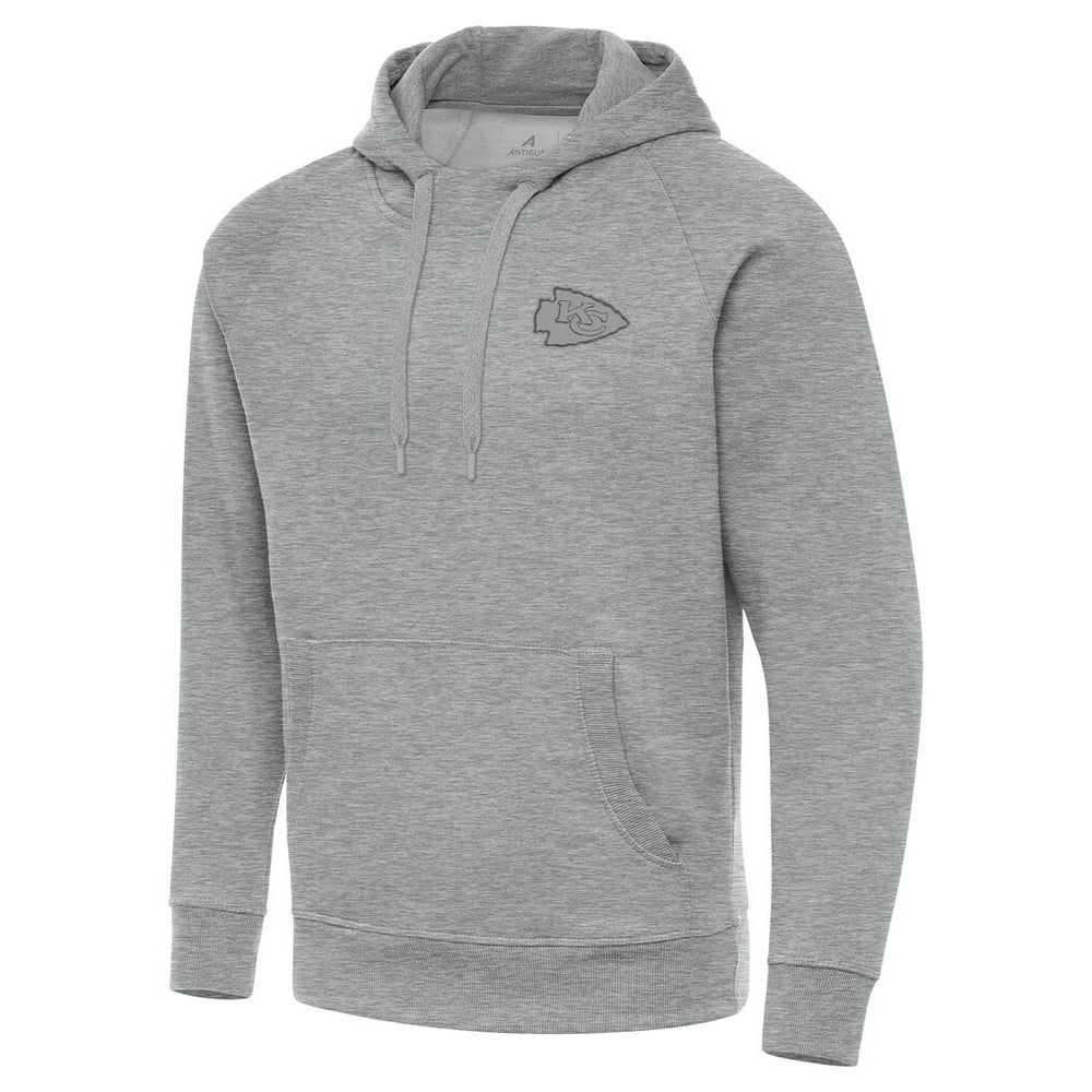 Kansas City Chiefs Antigua Victory Hoodie Heather Gray - NFL