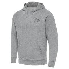Kansas City Chiefs Antigua Victory Hoodie Heather Gray - NFL
