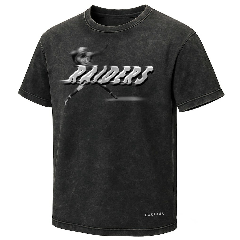 Las Vegas Raiders EQUIHUA Retro T-Shirt Black - NFL