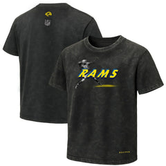 Los Angeles Rams EQUIHUA Retro T-Shirt Black - NFL