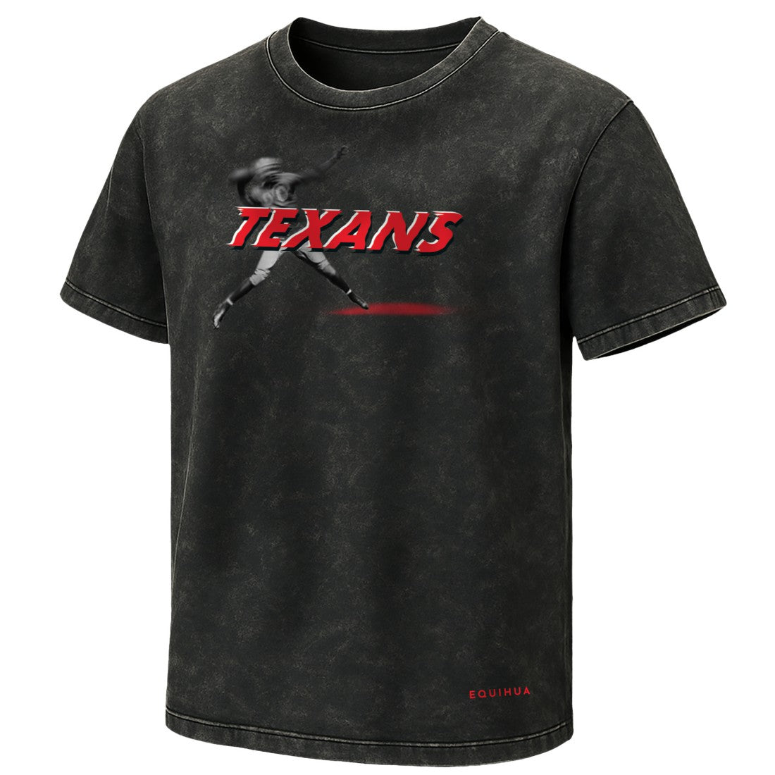 Houston Texans EQUIHUA Retro T-Shirt Black - NFL