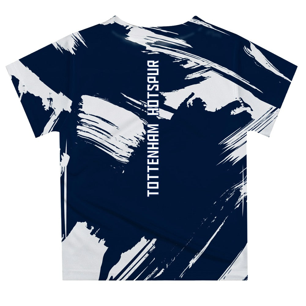 Tottenham Hotspur Vive La Fete Youth Paint Brush T-Shirts - Navy