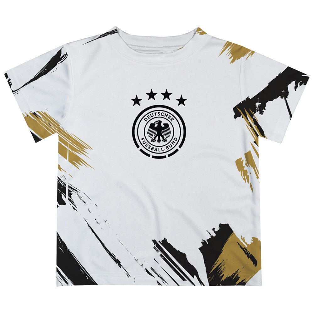 Germany National Team Vive La Fete Youth Paint Brush T-Shirts - White