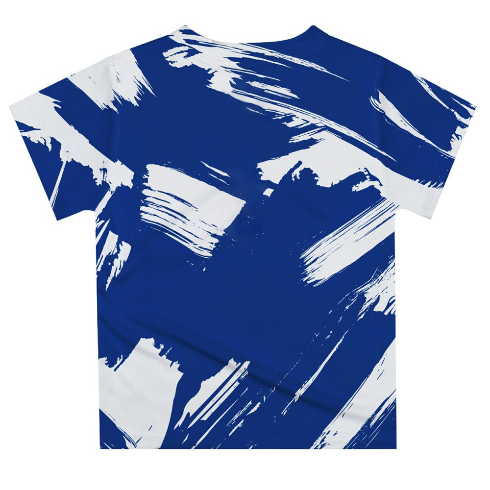 Chelsea Vive La Fete Youth Paint Brush T-Shirts - Blue