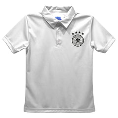 Germany National Team Vive La Fete Youth Solid Polo - White