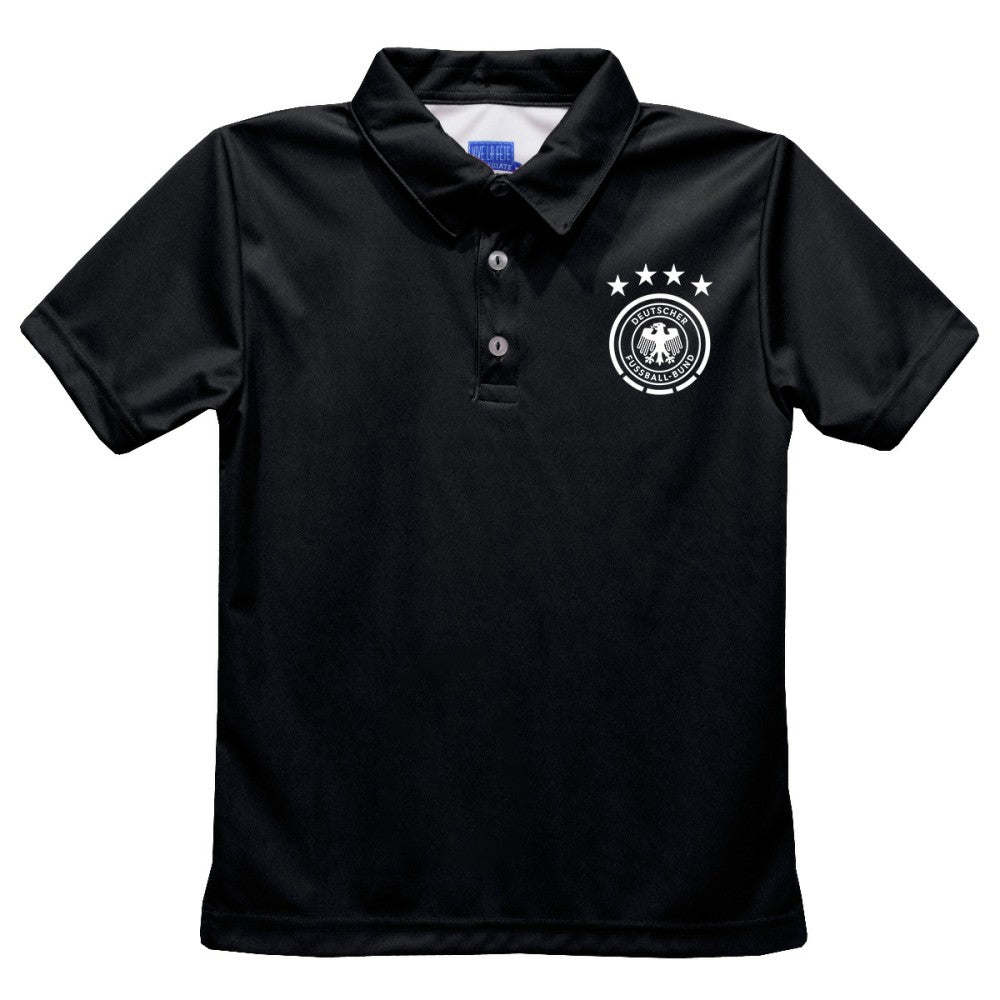 Germany National Team Vive La Fete Youth Solid Polo - Black