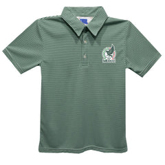 Mexico National Team Vive La Fete Youth Pencil Stripe Polo - Green