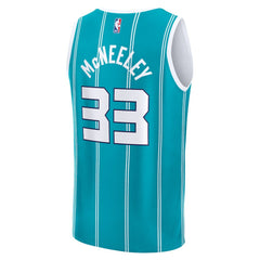 Fanatics - Liam McNeeley Charlotte Hornets Fast Break Replica Jersey - Teal - Icon Edition