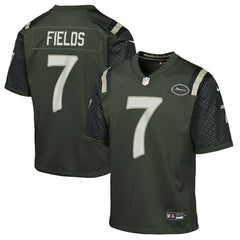 Justin Fields New York Jets Youth 2025 Rivalries Collection Game Jersey Gotham Green - Nike