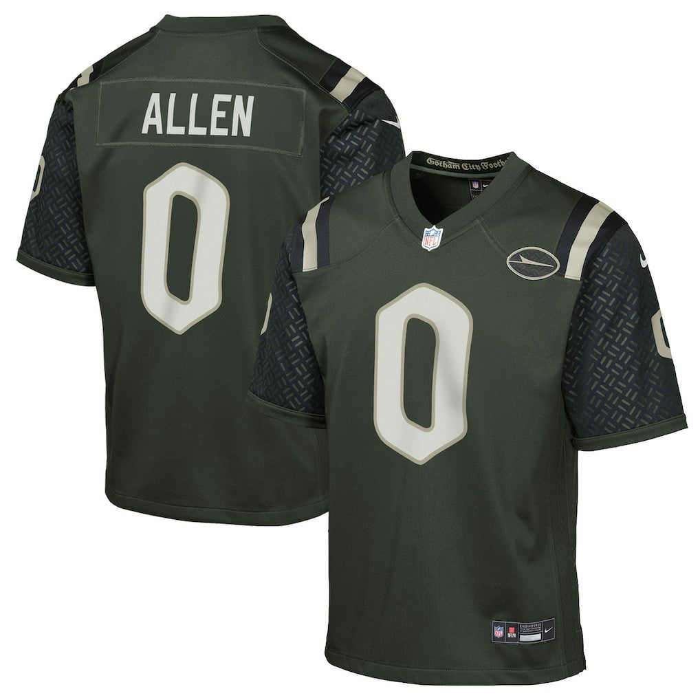 Braelon Allen New York Jets Youth 2025 Rivalries Collection Game Jersey - Gotham Green | NFL Jerseys