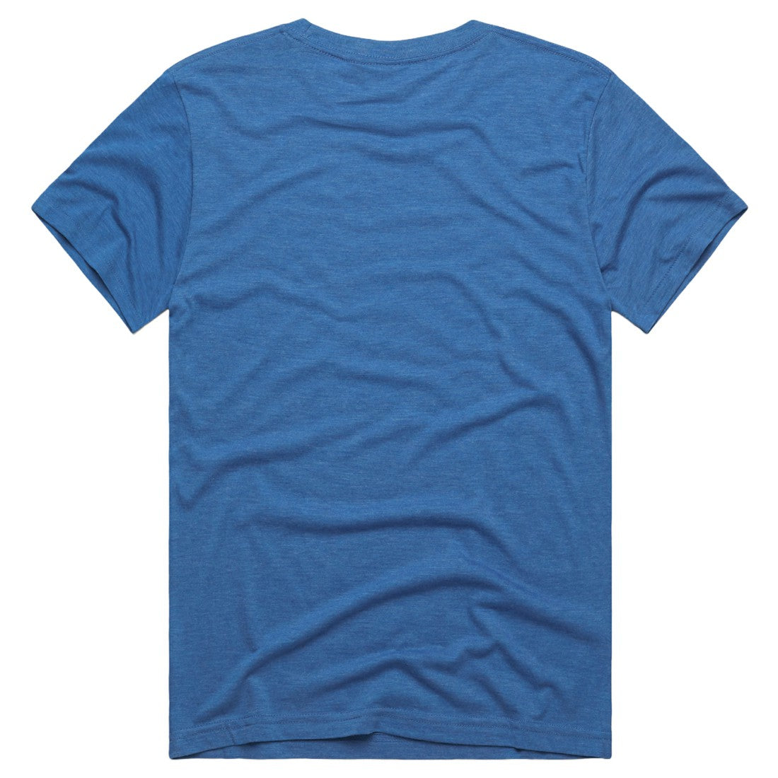 Barry Sanders Detroit Lions Homage Unisex Retired Player Classic Caricature Tri-Blend T-Shirt Blue - NFL