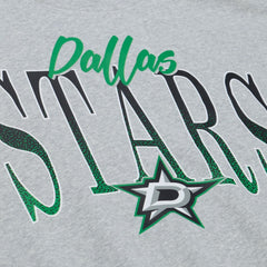 Dallas Stars - Mitchell & Ness Women's Hockey Night Sweatshirt Heather Gray