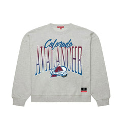 Colorado Avalanche - Mitchell & Ness Women's Hockey Night Sweatshirt Heather Gray