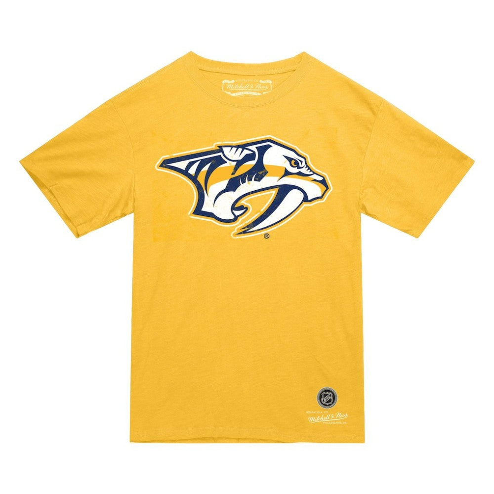 Nashville Predators - Mitchell & Ness Heritage T-Shirt Gold