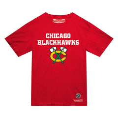 Chicago Blackhawks Mitchell & Ness Heritage T-Shirt Red
