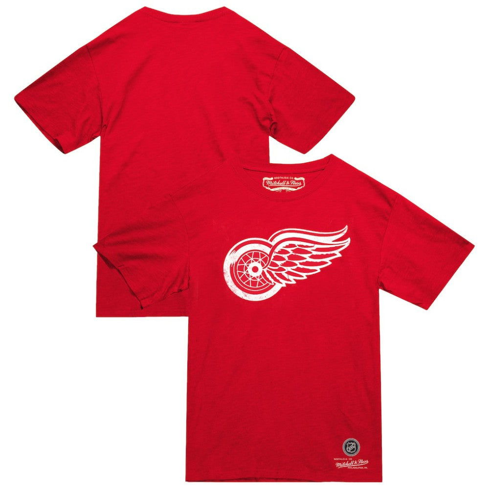 Detroit Red Wings - Mitchell & Ness Heritage T-Shirt Red