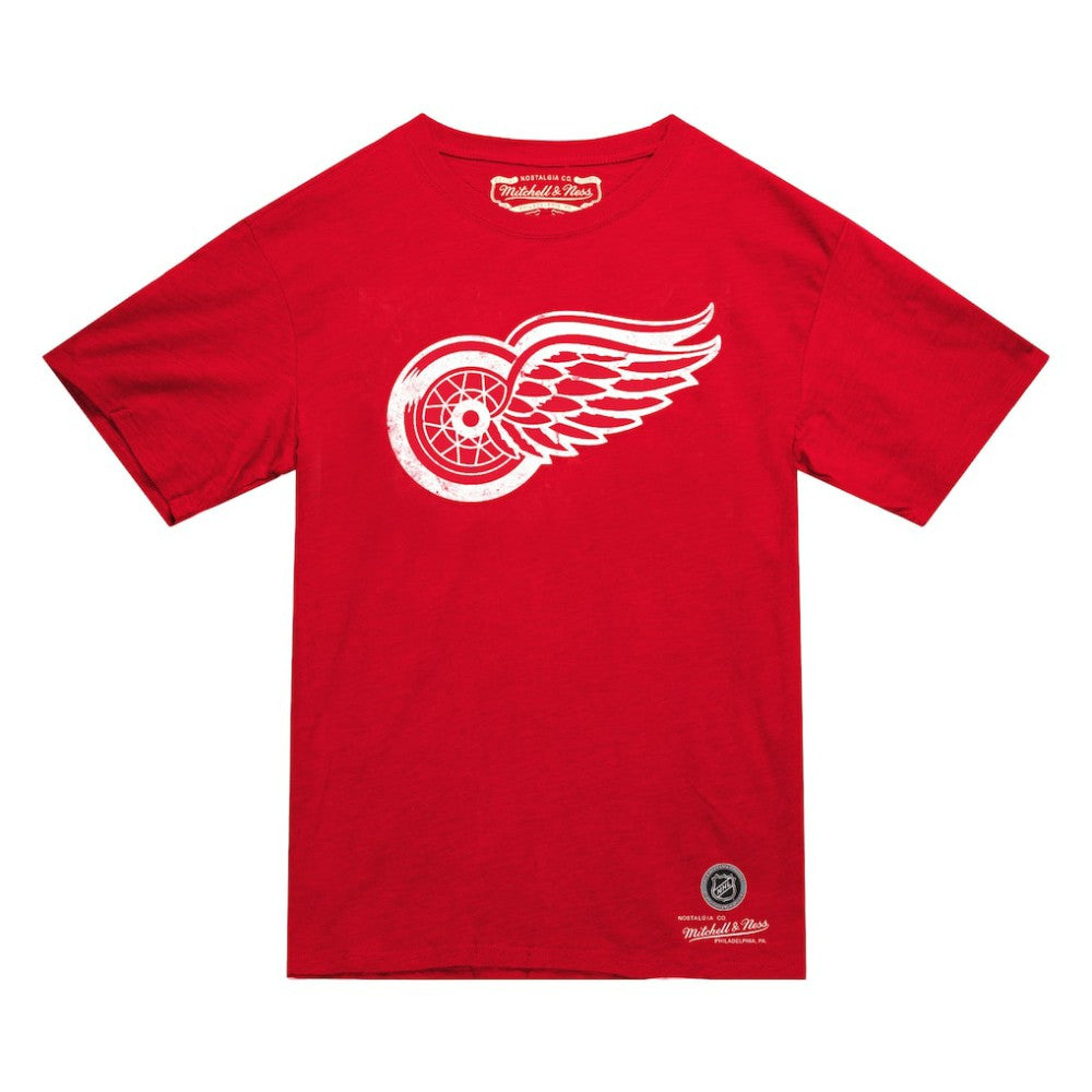Detroit Red Wings - Mitchell & Ness Heritage T-Shirt Red