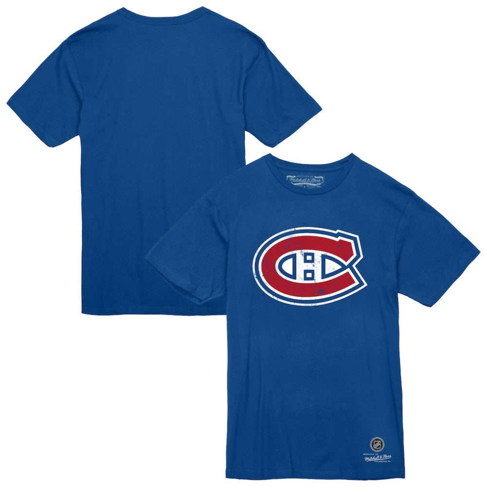Montreal Canadiens - Mitchell & Ness Heritage T-Shirt Blue
