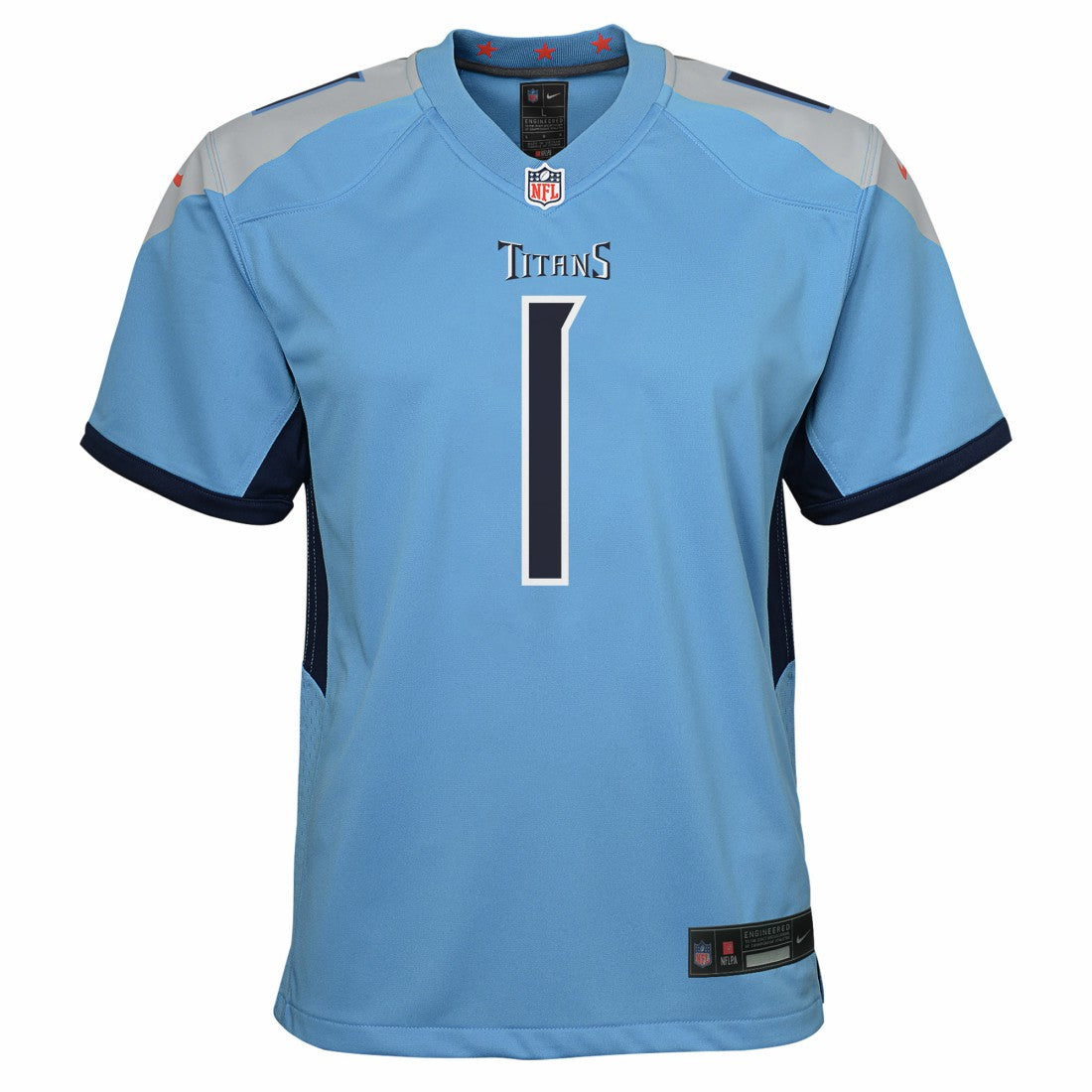 Cameron Ward Tennessee Titans Youth Team Game Jersey Light Blue - Nike