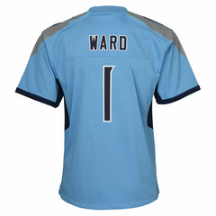 Cameron Ward Tennessee Titans Youth Team Game Jersey Light Blue - Nike