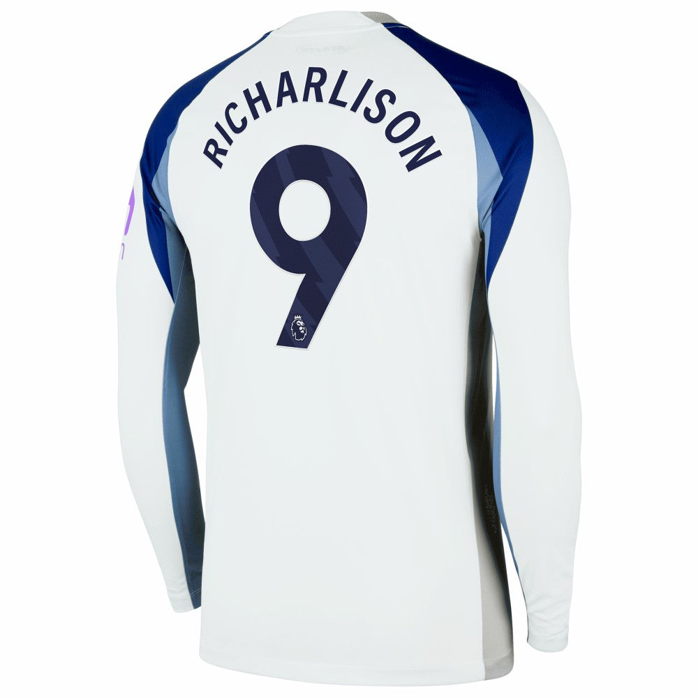 Nike Richarlison Tottenham Hotspur 2025/26 Home Replica Long Sleeve Player Jerseys - White