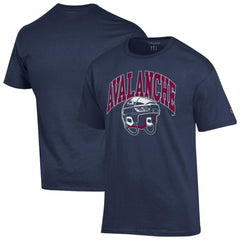 Colorado Avalanche - Champion Helmet T-Shirt Navy