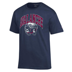 Colorado Avalanche - Champion Helmet T-Shirt Navy
