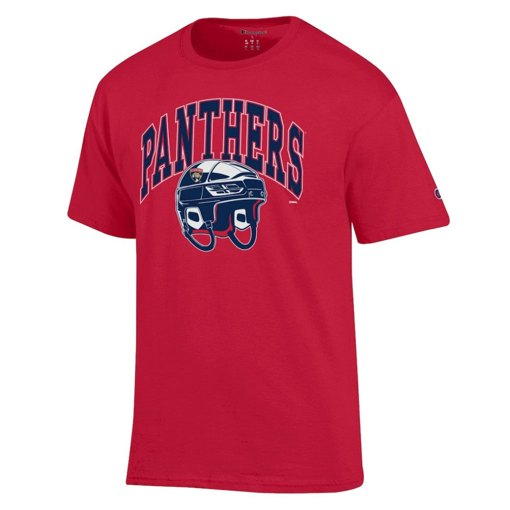 Florida Panthers - Champion Helmet T-Shirt Red