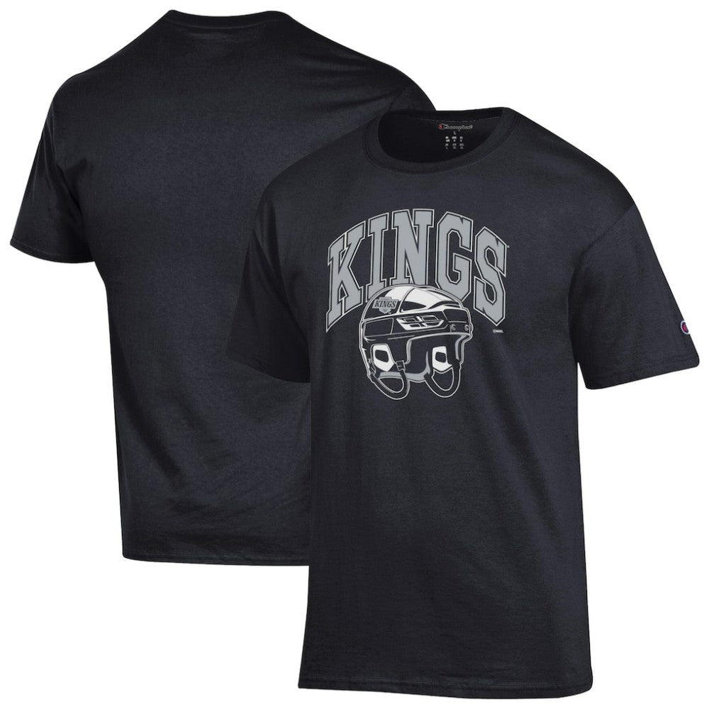 Los Angeles Kings - Champion Helmet T-Shirt Black