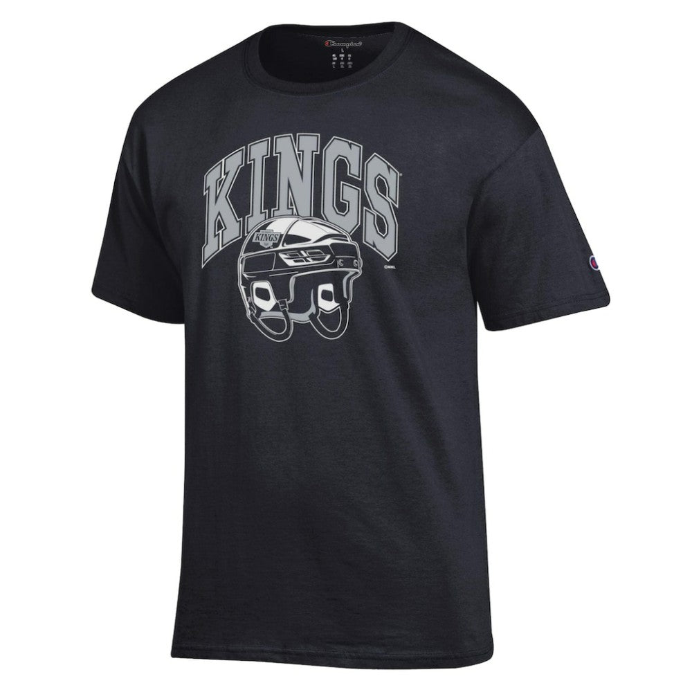 Los Angeles Kings - Champion Helmet T-Shirt Black