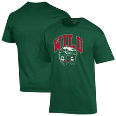 Minnesota Wild - Champion Helmet T-Shirt Green