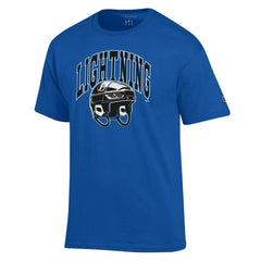 Tampa Bay Lightning - Champion Helmet T-Shirt Royal