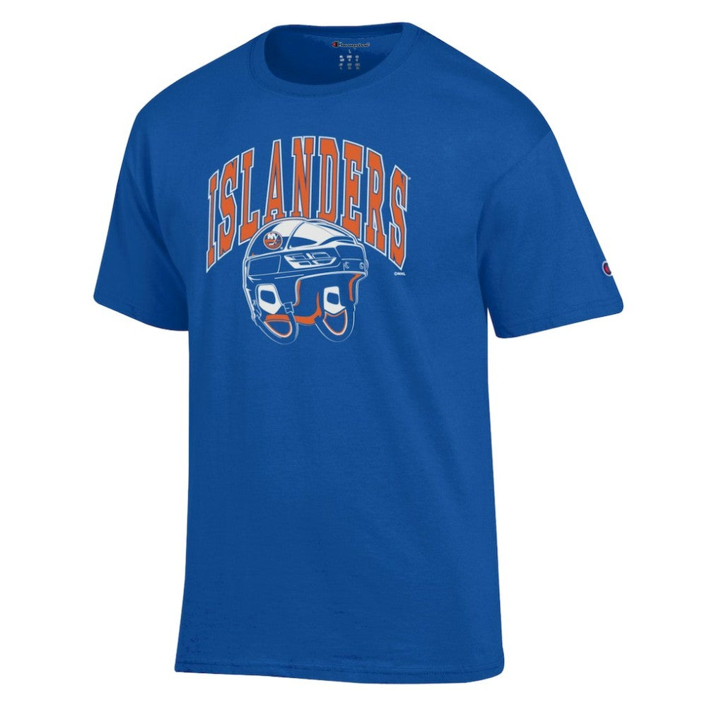 New York Islanders - Champion Helmet T-Shirt Royal