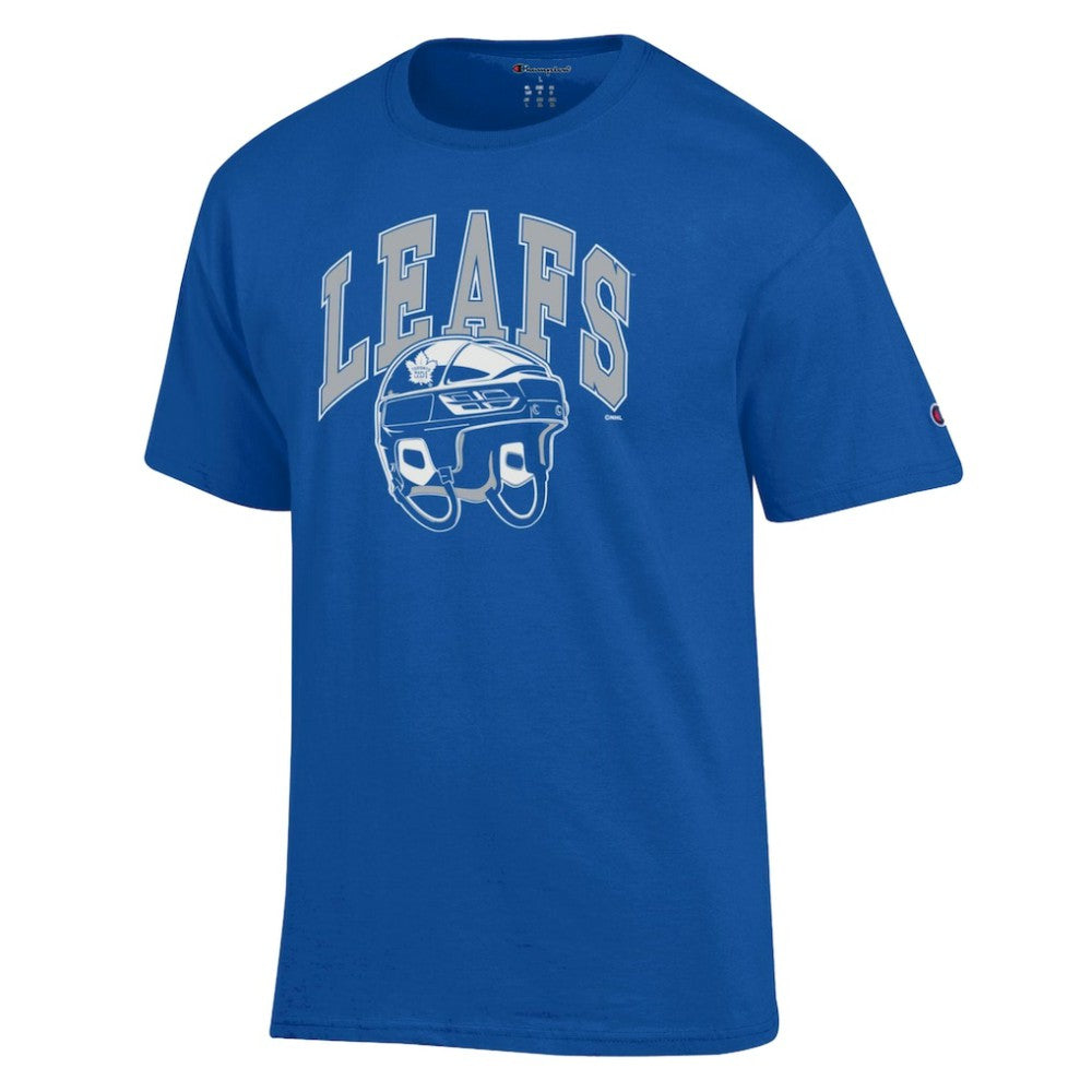 Toronto Maple Leafs - Champion Helmet T-Shirt Royal