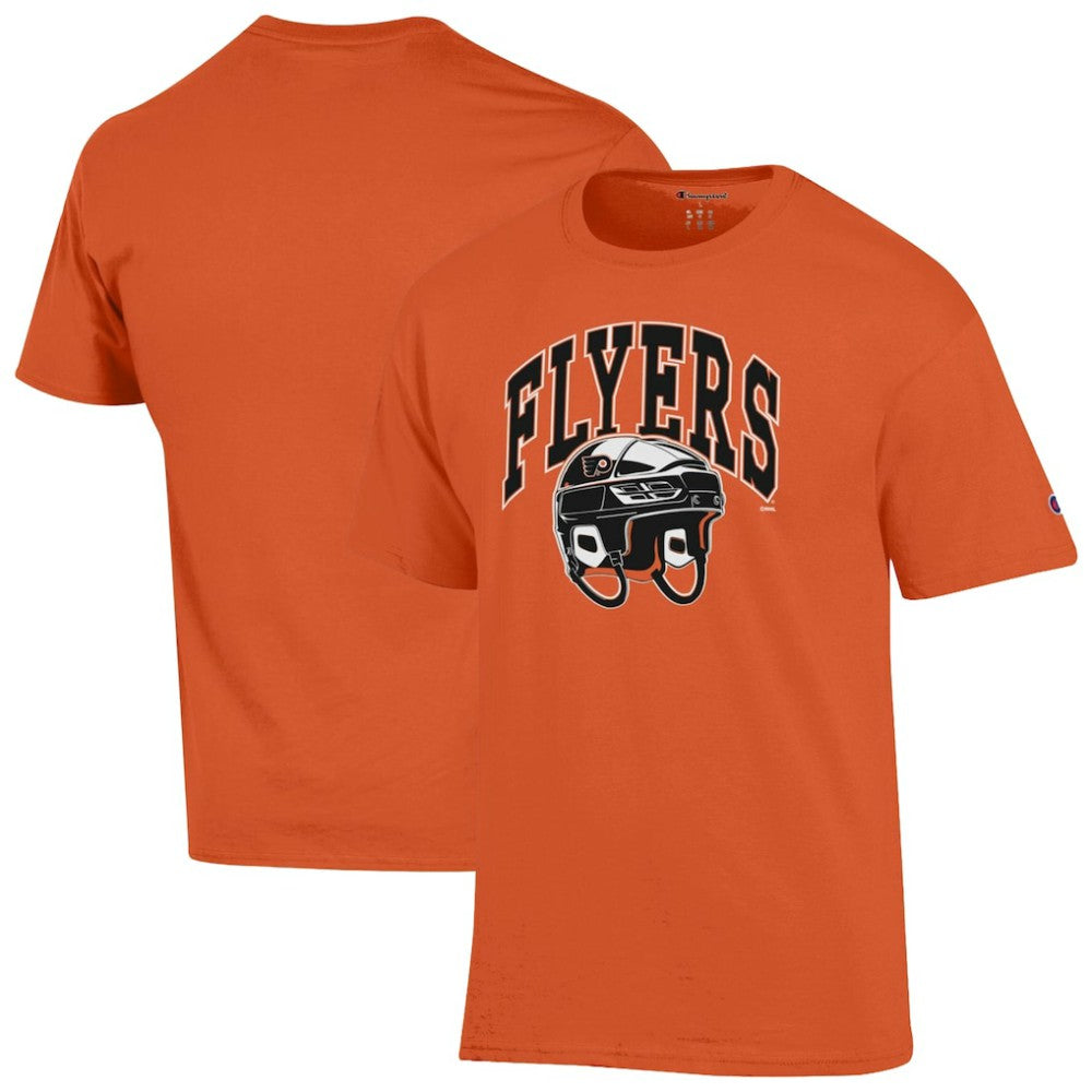 Philadelphia Flyers - Champion Helmet T-Shirt Orange