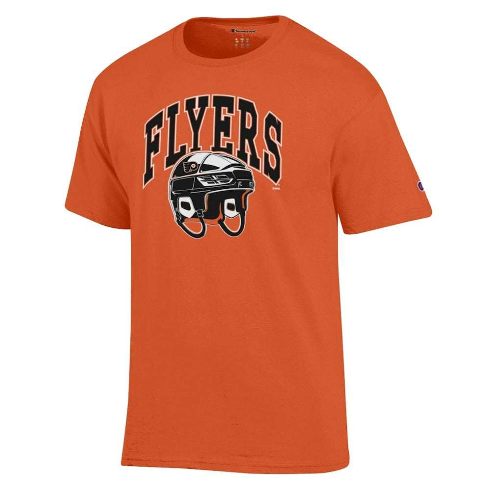 Philadelphia Flyers - Champion Helmet T-Shirt Orange